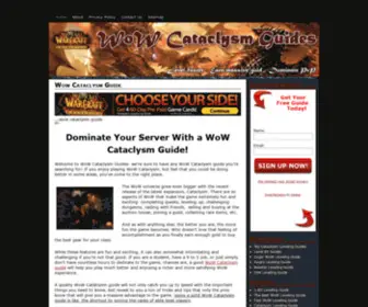 Cataclysmwowguides.com(Cataclysmwowguides) Screenshot