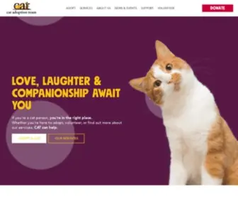 Catadoptionteam.org(Cat Adoption Team) Screenshot
