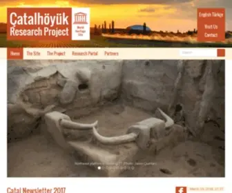 Catalhoyuk.com(This Web site) Screenshot