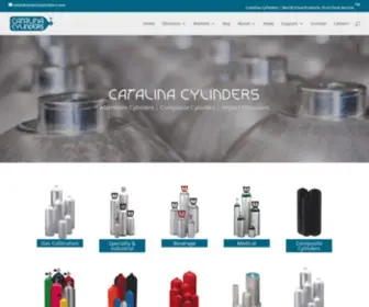 Catalinacylinders.com(High Pressure Aluminum Gas Cylinders) Screenshot