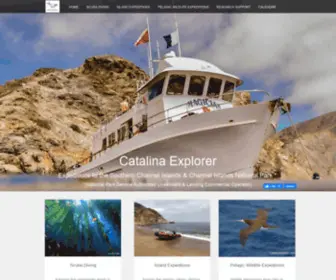 Catalinaexplorer.com(Scuba, Hiking, Birding, Research) Screenshot