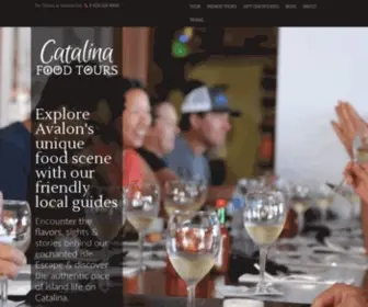 Catalinafoodtours.com(Catalina Food Tours) Screenshot