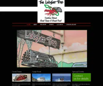 Catalinalobstertrap.com(Lobster Trap on Catalina Island) Screenshot