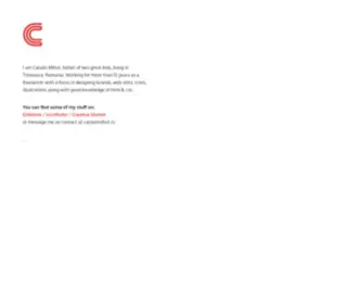 Catalinmihut.ro(Personal Portfolio of Catalin Mihut) Screenshot