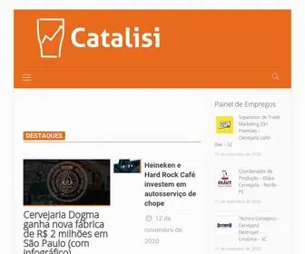 Catalisi.com.br(Inteligência para o mercado de cerveja) Screenshot