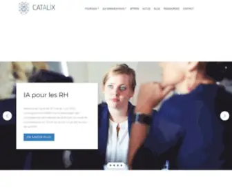 Catalix.net(Formations et accompagnement data/IA pour professionnels) Screenshot