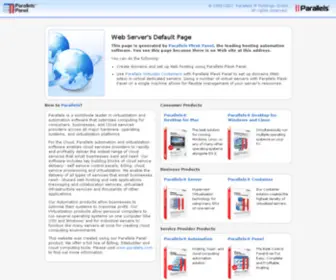 Catallix.com(Default Parallels Plesk Panel Page) Screenshot
