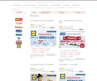 Catalog-Oferta.com(Rasfoieste cataloagele de oferte ale marilor lanturi de magazine) Screenshot