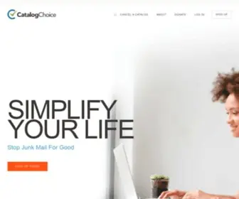 Catalogchoice.org(Catalog Choice) Screenshot