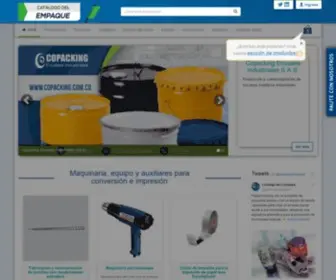 Catalogodelempaque.com(Encuentre en información comercial sobre proveedores en Colombia) Screenshot