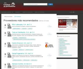 Catalogodeproveedores.com(Catálogo) Screenshot