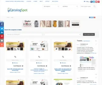 Catalogspot.com(Coupon Codes) Screenshot
