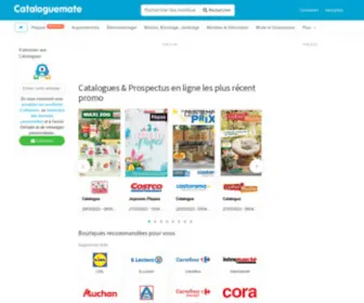 Cataloguemate.fr(Prospectus & Catalogue en ligne) Screenshot