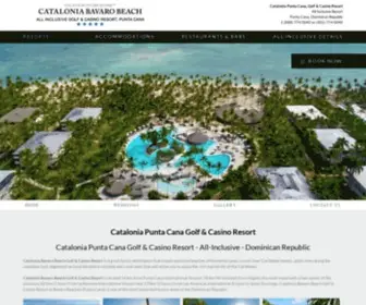 Cataloniapuntacana.com(Bavaro Beach) Screenshot