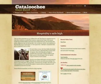 Cataloocheeranch.com(Cataloochee Ranch) Screenshot