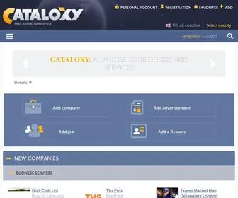 Cataloxy.co.uk(Catalog of companies) Screenshot
