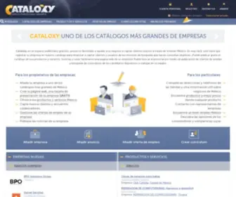 Cataloxy.mx(Cataloxy es un catálogo de empresas y negocios) Screenshot
