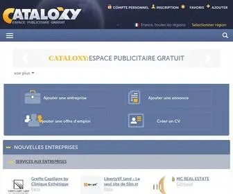 Cataloxy.org(Cataloxy est un catalogue d'entreprises et de commerces) Screenshot