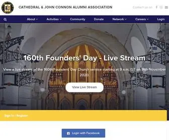 Catalumni.com(Cathedral & John Connon Alumni Association Website) Screenshot