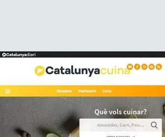 Catalunyacuina.com(Diari de La Cuina de Sempre de Catalunya) Screenshot