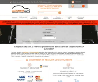 Catalyseur-Auto.com(Achat catalyseurs et FAP à prix discount) Screenshot