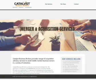 Catalyst-Brokers.com(Catalyst Business Brokers) Screenshot