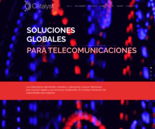 Catalyst.com.uy(Telecom solutions) Screenshot