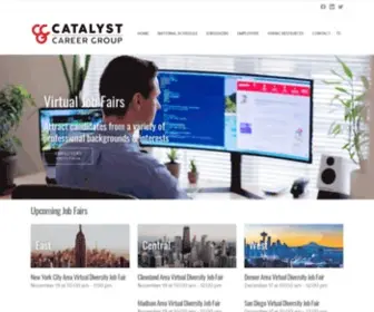 Catalystcareergroup.com(Career Fairs Across the Country) Screenshot