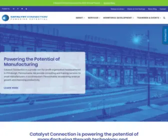 Catalystconnection.org(Manufacturing Consulting Services) Screenshot