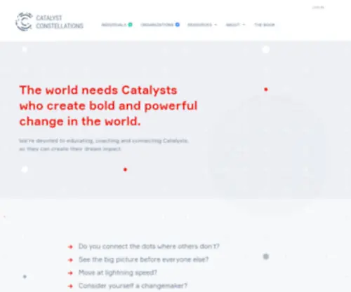 Catalystconstellations.com(Catalyst Constellations) Screenshot