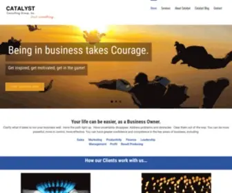 Catalystconsultinggroup.com(Start something) Screenshot