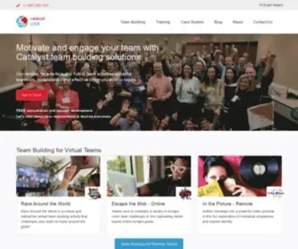 Catalystevents.com(Corporate Team Building Events & Activities USA) Screenshot