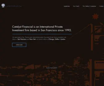 Catalystfinancial.com(Catalyst Financial Inc) Screenshot