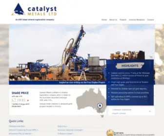 Catalystmetals.com.au(Catalyst Metals Ltd) Screenshot