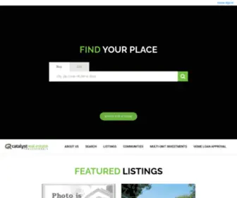 Catalystrealestate.com(Catalyst Real Estate Professionals) Screenshot