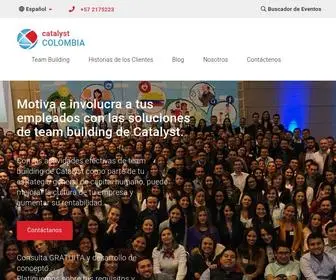 Catalystteambuilding.co(Eventos y Actividades de Team Building Corporativo Colombia) Screenshot