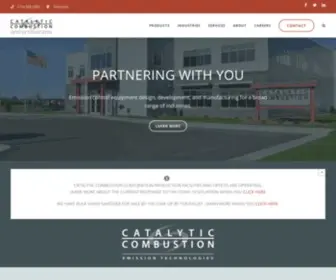 Catalyticcombustion.com(Emission Control System Manufacturer) Screenshot