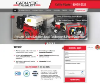 Catalyticexhaust.com(Catalytic Exhaust Products Ltd) Screenshot