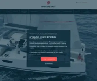 Catamarans-Fountaine-Pajot.com(Découvrez la gamme d'exception des Catamarans à Voile de Luxe) Screenshot