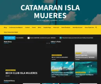 Catamarantourislamujeres.com(CATAMARAN ISLA MUJERES) Screenshot