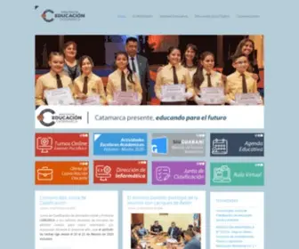 Catamarca.edu.ar(Educación) Screenshot