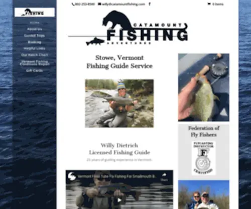 Catamountfishing.com(Catamount Fishing Adventures) Screenshot
