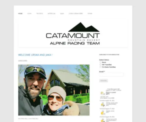 Catamountraceteam.com(Catamount Interclub & Tri) Screenshot