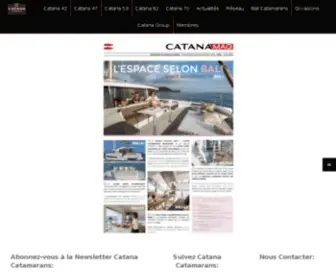 Catana.com(Catamaran Catana) Screenshot