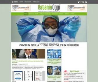 Cataniaoggi.it(Il giornale quotidiano di Catania) Screenshot