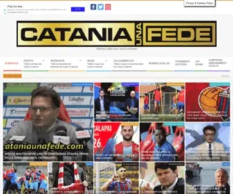 Cataniaunafede.com(Catania una Fede) Screenshot