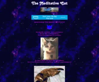 Catanna.com(The Meditative Cat) Screenshot