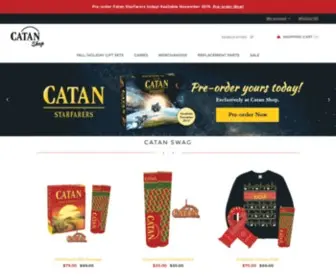Catanshop.com(The Settlers of Catan Online Store) Screenshot