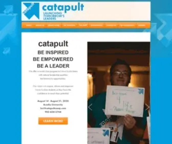 Catapultcamp.com(BE INSPIRED) Screenshot