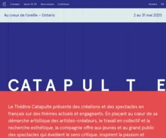Catapulte.ca(Accueil) Screenshot